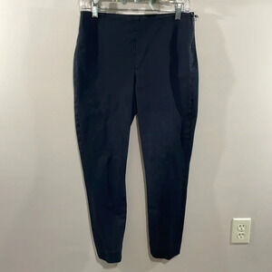 Everlane The Side Zip Stretch Cotton Pant Black 8